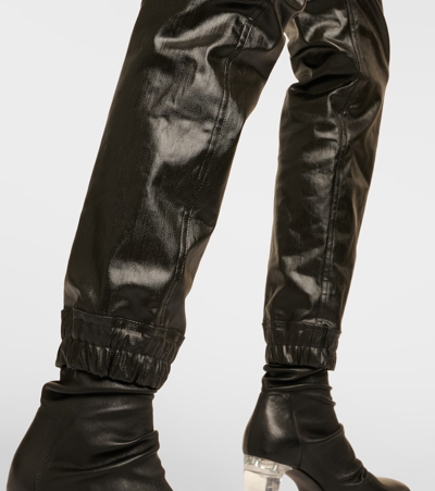 Shop Rick Owens Mid-rise Jeggings In Black