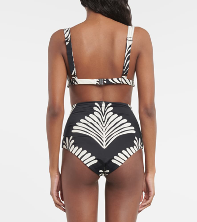 Johanna Ortiz Turkana Printed Bikini Top In Multicoloured