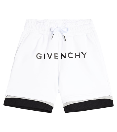 Shop Givenchy Cotton Blend Shorts In Multicolor