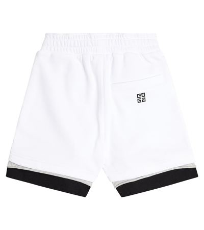 Shop Givenchy Cotton Blend Shorts In Multicolor
