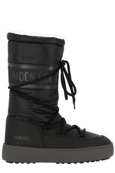 Shop Moon Boot Ltrack Lace In Black
