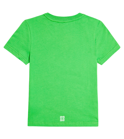 Shop Givenchy Cotton Blend T-shirt In Green