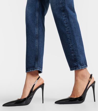 Shop Dolce & Gabbana High-rise Straight Jeans In Blue