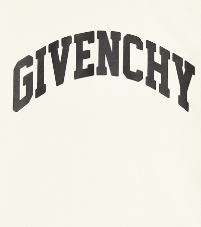 Shop Givenchy Cotton Blend T-shirt In Beige