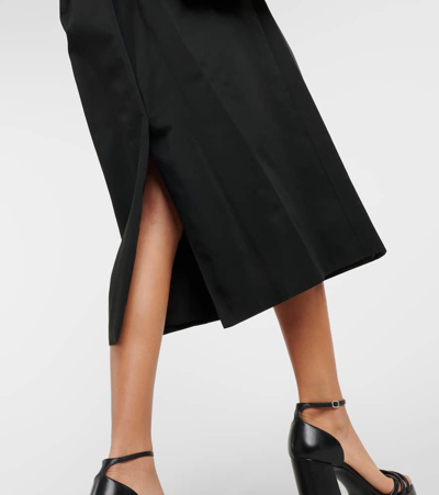 Altuzarra Anouk V-neck Midi Dress In Black