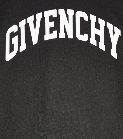 Shop Givenchy Cotton Blend T-shirt In Black