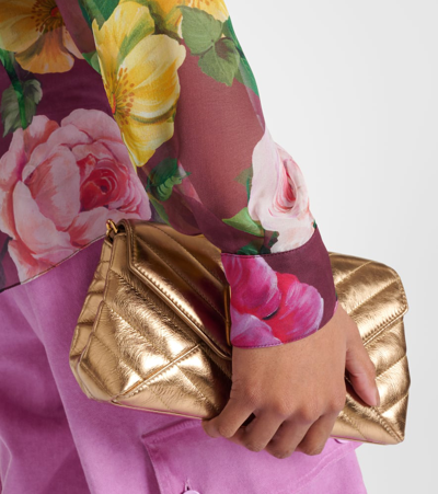 Dolce & Gabbana Printed Silk Chiffon Blouse In Multicoloured