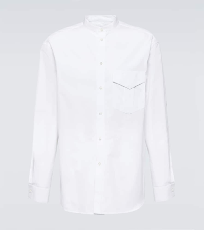 Shop Jil Sander Cotton Shirt In White