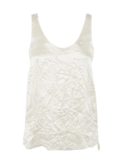 Lanvin Ivory Viscose Top In White