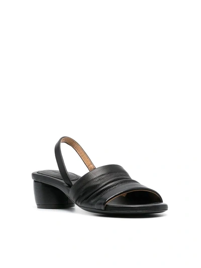 Marsèll Sandal Block Heel Textured Finish In Black