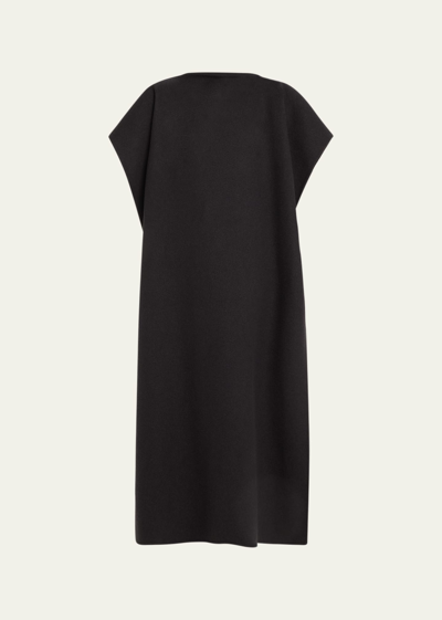 Shop The Row Kerry Long Cashmere Top In Faded Black