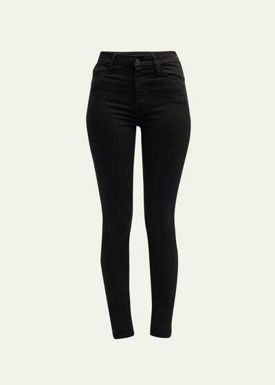 Shop Mother High Waisted Looker Skimp Skinny Jeans In Lasting Impressio