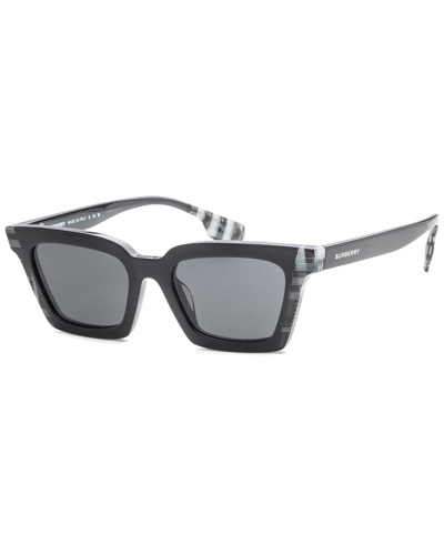 Shop Burberry Women's Briar 52mm Sunglasses In Black