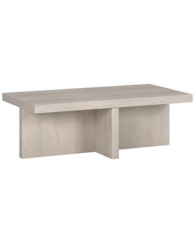 Shop Abraham + Ivy Elna 44in Rectangular Coffee Table In White