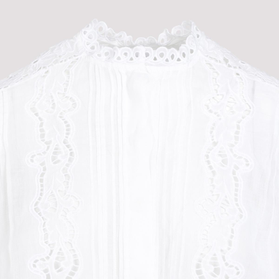 Shop Isabel Marant Kubra Top In White
