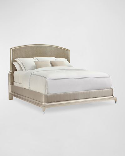 Shop Caracole Rise To The Occasion King Bed In Sand