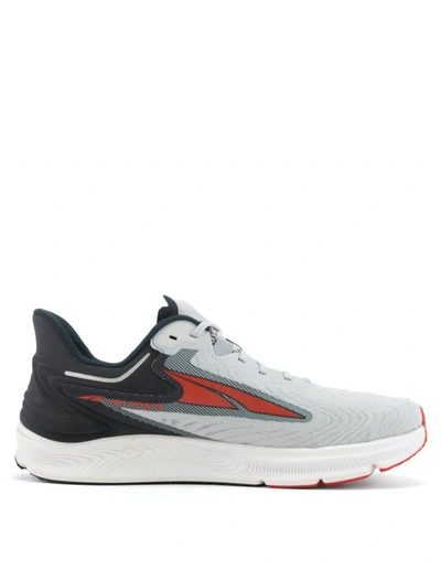 Shop Altra Men's Torin 6 Running Shoes - Wide Width In Gray/red In Multi