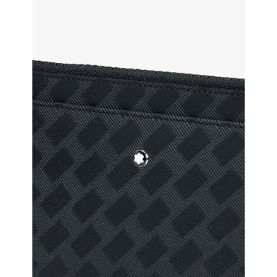 Shop Montblanc Extreme 3.0 Mini Leather Pouch In Black