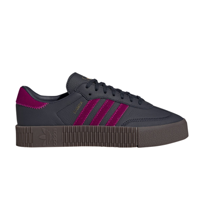 Pre-owned Adidas Originals Wmns Sambarose 'legend Ink Shock Pink' In Blue