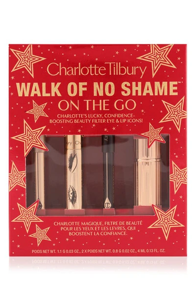 Shop Charlotte Tilbury Walk Of No Shame Lip & Eye Set In Purple