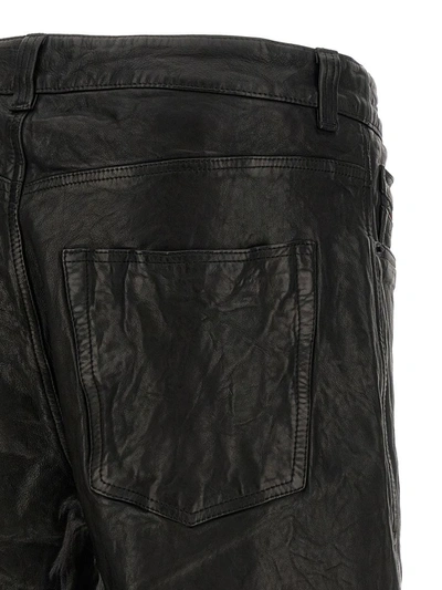 Shop Diesel 'p-macs-lth' Pants In Black