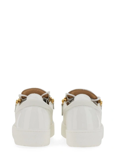 Shop Giuseppe Zanotti Frankie Sneaker In White