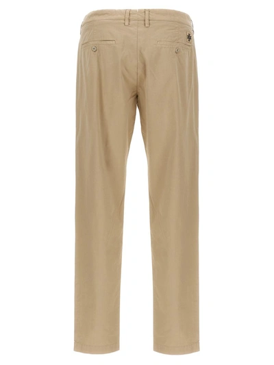 Shop Jacob Cohen Chinos In Beige