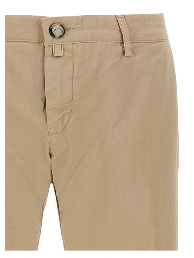 Shop Jacob Cohen Chinos In Beige