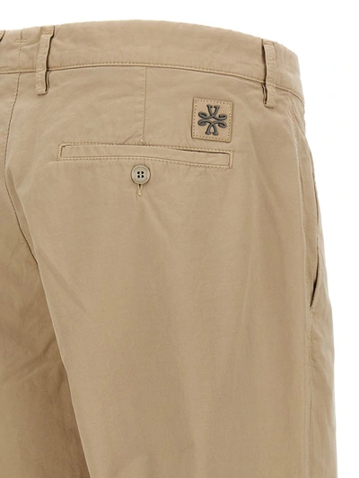 Shop Jacob Cohen Chinos In Beige