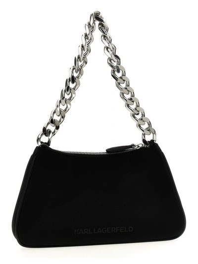 Shop Karl Lagerfeld 'ikonik 2.0' Shoulder Bag In Black