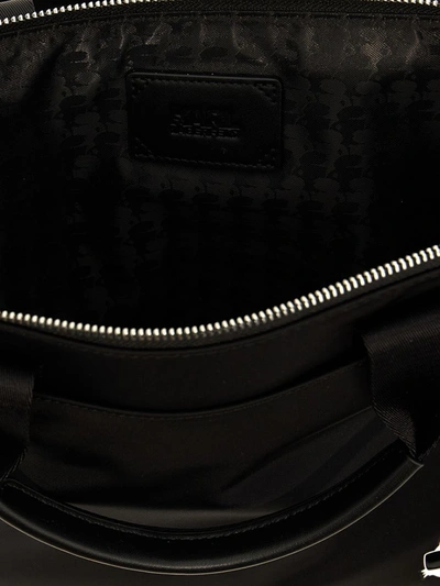 Shop Karl Lagerfeld 'k/ikonik 2.0' Handbag In Black