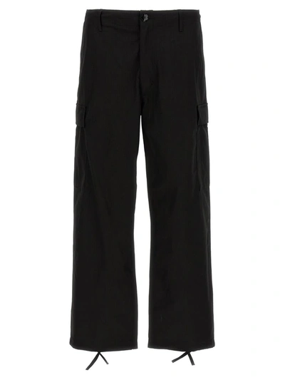 Shop Kenzo Cargo Pants In Black