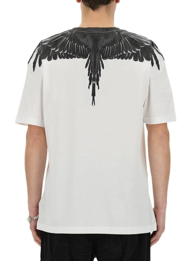 Shop Marcelo Burlon County Of Milan T-shirt With "icon Wings" Print In White