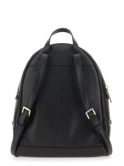 Shop Michael Michael Kors Michael Kors Rhea Zipper Medium Backpack In Black
