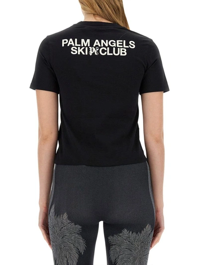 Shop Palm Angels Palm Ski Club T-shirt In Black