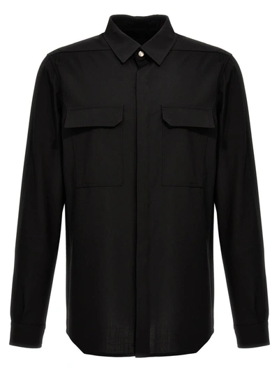 Shop Rick Owens 'outershirt' Shirt In Black