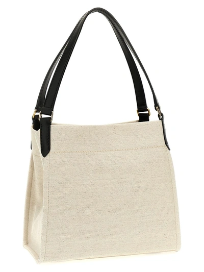 Shop Tom Ford 'amalfi Medium' Shopping Bag In White/black
