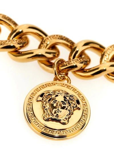 Shop Versace 'medusa Chain' Bracelet In Gold