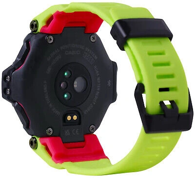 Pre-owned Casio Gshock Gbdh20001a9 Move Series Gps+heart Rt Yellow