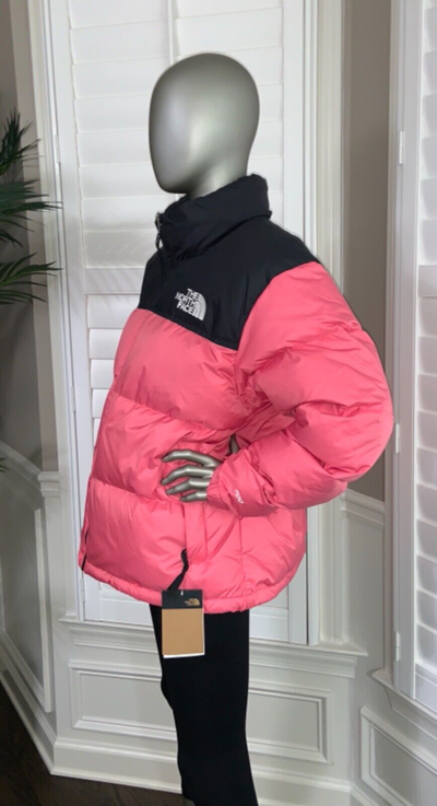 Pre-owned The North Face Womens 1996 Retro Nuptse 700-down Jacket Cosmo Pink Size Xxl