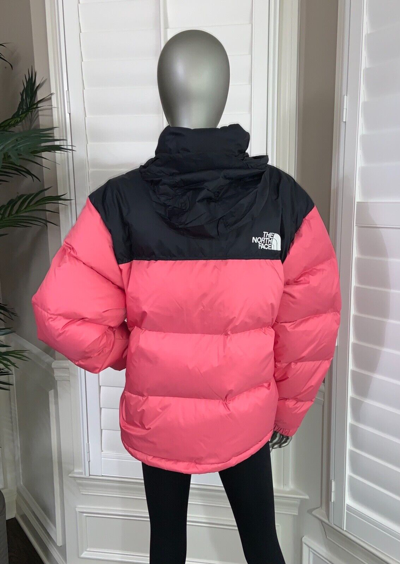 Pre-owned The North Face Womens 1996 Retro Nuptse 700-down Jacket Cosmo Pink Size Xxl
