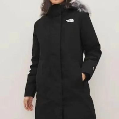 Pre-owned The North Face Women's  Arctic Parka Down Waterproof Warm Jacket Black $350