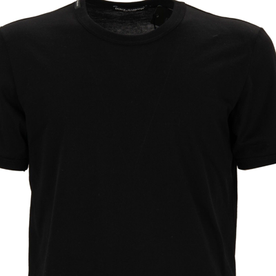 Pre-owned Dolce & Gabbana Cotton T-shirt Dg Firenze Fleur-de-lys Logo Black 56 Xxl 13363