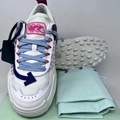 Pre-owned Off-white Odsy 1000 Men's Sneakers Size 41 Eu/ 8 Us Blue Cream White