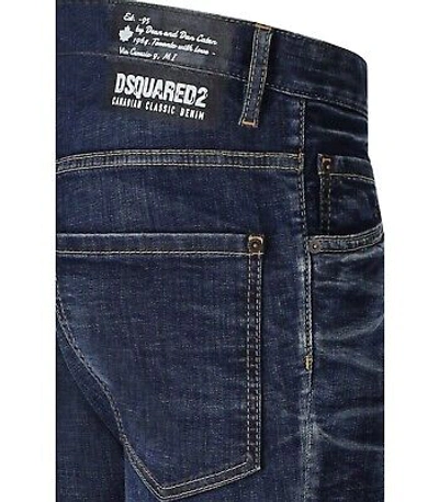 Pre-owned Dsquared2 Skater Washed Blue Jeans Man
