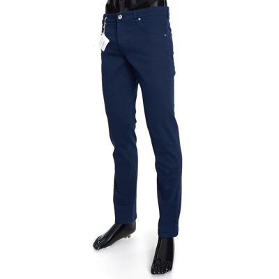 Pre-owned Brunello Cucinelli 695$ Navy Blue Stretch Denim Trousers - Slim Fit, Five-pocket