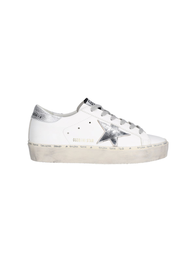 Shop Golden Goose 'hi Star' Sneakers In White