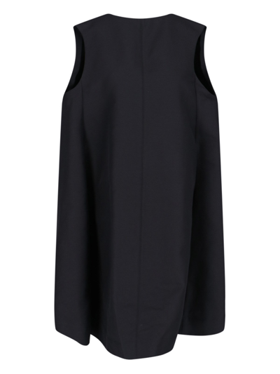 Shop Marni 'cocoon' Midi Dress In Black  