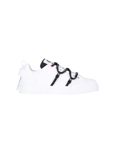 Shop Dolce & Gabbana 'portofino' Sneakers In White