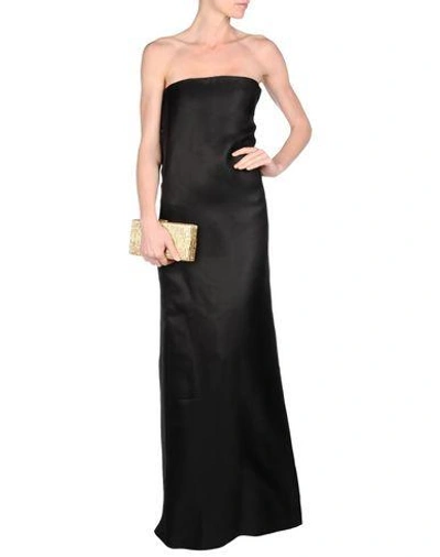 Shop Acne Studios Long Dress In Black